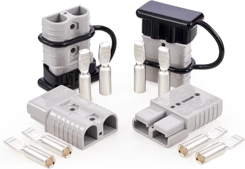 Vista 9 de Orion Motor Tech Paquete de 4 conectores de cable, kit de enchufe de arnés de cables de 50 A para cables de calibre 6-12, batería de 12 V-36 V
