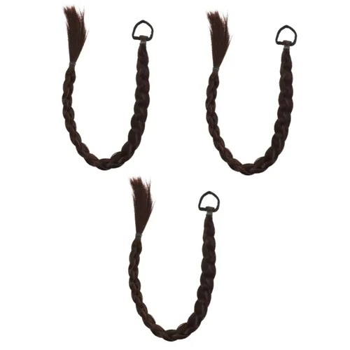 Vista 9 de Beavorty 4 piezas de cola de caballo, cola de caballo, extensiones de cola de caballo, pelucas de cabello para mujer, pelucas de cabello para mujer