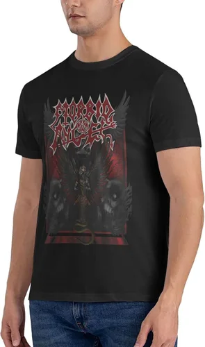 Vista 2 de Morbid Angel T Shirt Men's Summer Round Neck Trend Fashion Short Sleeve T Shirt Sports Fitness Cotton Shirt Tops