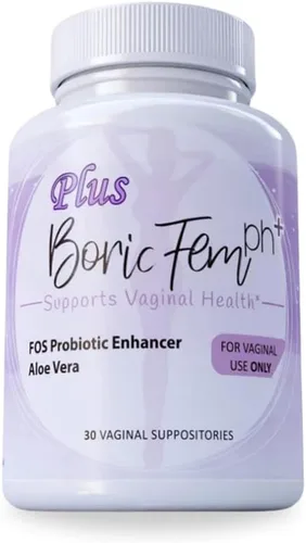 Vista 11 de N'More Supositorios vaginales de ácido bórico, 100% puros, fabricados en Estados Unidos, suplemento de salud vaginal de Boricfem, 30 porciones