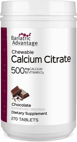 Vista 8 de Bariatric Advantage Citrato de calcio masticable, cereza silvestre, 90