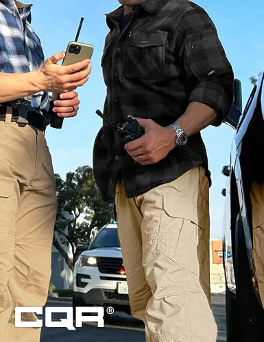 Vista 3 de CQR Men's Tactical Pants, Water Resistant Ripstop Cargo Pants, Lightweight EDC Work Hiking Pants, Outdoor Apparel