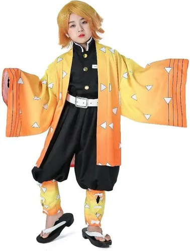 Vista 3 de Disfraz de anime para adultos, kimono, Halloween, Navidad