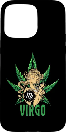 Vista 31 de Zodiac Stoner Vibes: Virgo Cannabis Weed Horoscope Design Case para iPhone 17