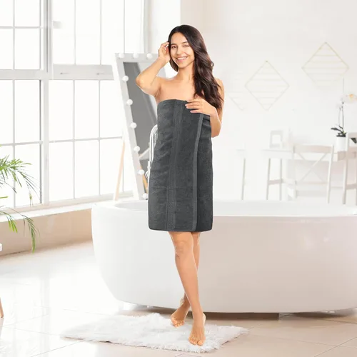 Vista 6 de Utopia Towels Juego de 4 toallas de baño de alta calidad, 100% algodón hilado en anillo de 21.16 oz/m², ligeras y altamente absorbentes, toallas
