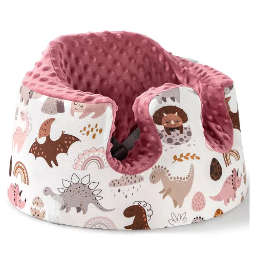 Vista 6 de mamatepe Funda de asiento compatible con asiento Bumbo y Nuby, accesorios de asientos elevadores, funda suave y transpirable para bebé, niña y niño