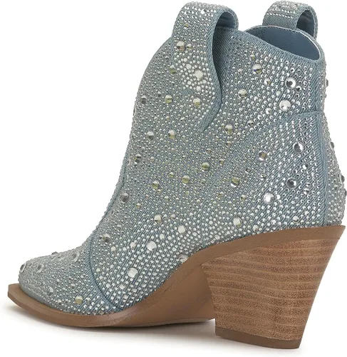 Vista 7 de Jessica Simpson Botines puntiagudos de gamuza para mujer