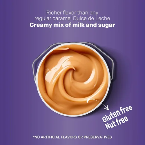 Vista 5 de N'Dulce Dulce de Leche Multiusos Caramelo para café, leche de caramelo, combínalo con café, postres, galletas y helado - 11 libras