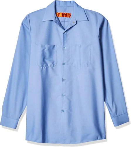Vista 5 de Red Kap - Camisa de trabajo industrial de manga larga para hombre