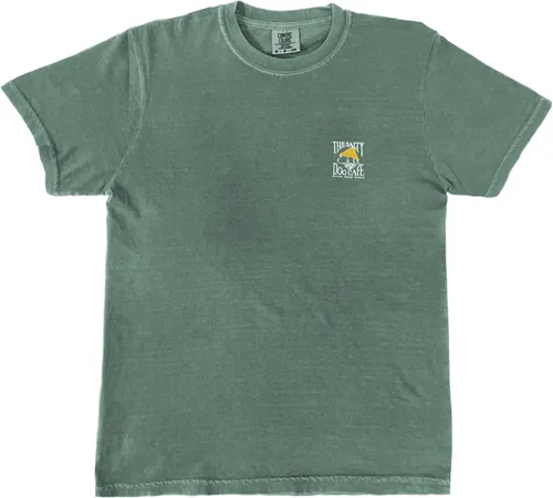 Vista 2 de Camiseta de manga corta teñida con pigmento salado para perros
