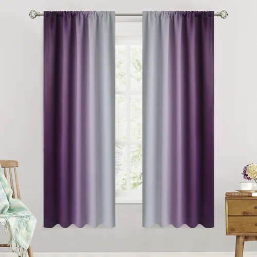Vista 20 de SimpleHome Cortinas Pequeñas Negras Impermeables con Bolsillo para Barra Suave para Cocina, Cortinas Impermeables con Bolsillo para Barra