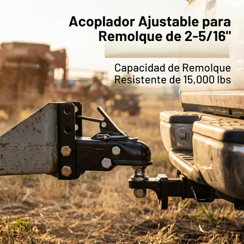 Vista 4 de Kit de montaje en canal de 4 agujeros y acoplador de remolque de molde
