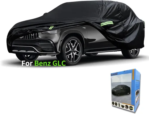 Vista 22 de Ajuste personalizado para funda de auto Mercedes-Benz, impermeable para todo tipo de clima, protección UV, resistente al viento, para exteriores