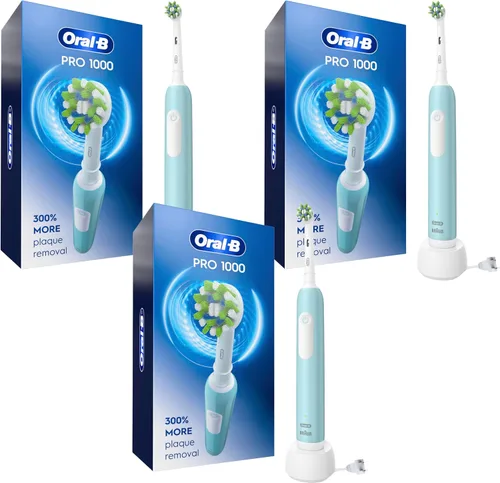 Vista 10 de Oral-B Pro 1000 CrossAction - Cepillo de dientes eléctrico, Verde