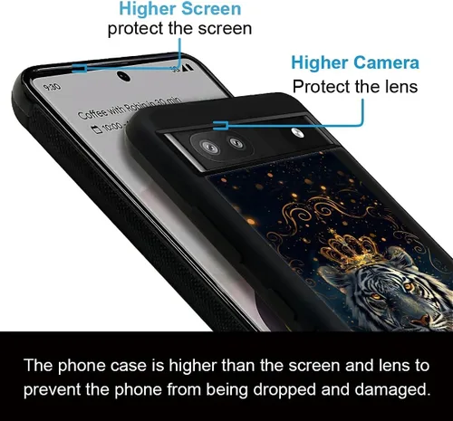 Vista 391 de Compatible con Google Pixel 4A 5G Mobile Case Creative Acrylic Panel trasero Silicona Protección Grip especialmente diseñado para Google Pixel 4A 5G