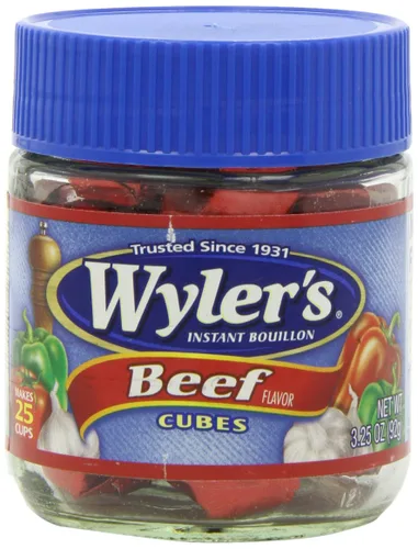 Vista 11 de Wyler's Cubos de caldo instantáneo de carne de res (tarro de 3.25 onzas)