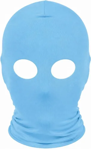 Vista 9 de Máscara de cara completa de elastano para hombre y mujer, disfraz de Halloween, cosplay, ojos abiertos, elástico, con capucha Zentai Verde