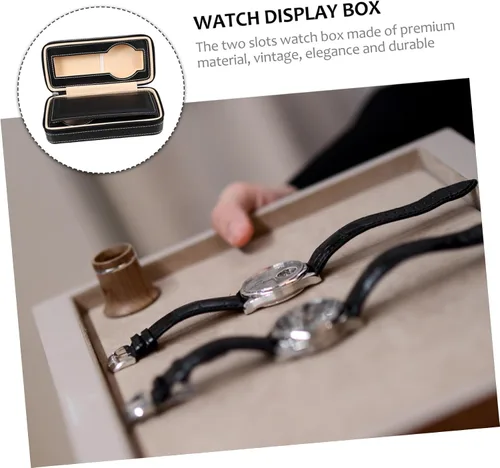 Vista 2 de Holibanna 1Pc Box watch box Watch Display watch case for women watch storage case for men relojes para hombre mens bracelet Watch Holder man