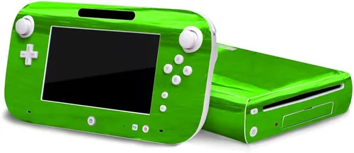 Vista 25 de Black Chrome Mirror Vinyl Decal Faceplate Mod Skin Kit by System Skins - Compatible with Nintendo Wii U Console
