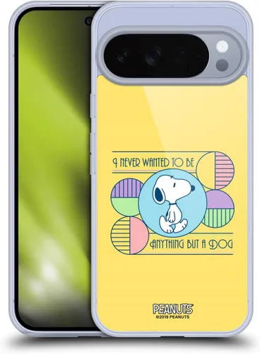 Vista 48 de Head Case Designs Snoopy Deco Dreams - Funda de gel con licencia oficial de Peanuts Blue Pattern [protección de grado militar] compatible con Google