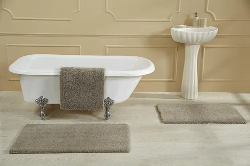Vista 13 de Better Trends Micro Collection - Tapetes de baño, alfombra suave, alfombra de felpa absorbente, alfombra de baño 100% poliéster para suelo de baño