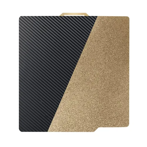 Vista 13 de IdeaFormer-3D Placa de construcción de doble cara negra PEI para Bambu Lab X1/X1C/X1E/P1P/P1S/P2S/A1, lámina de acero para muelles flexible