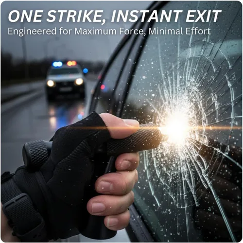 Vista 6 de SmartstickX Mango en forma de T para bastón de autodefensa, agarre mejorado, soporte mejorado para caminatas largas, ajuste duradero y cómodo