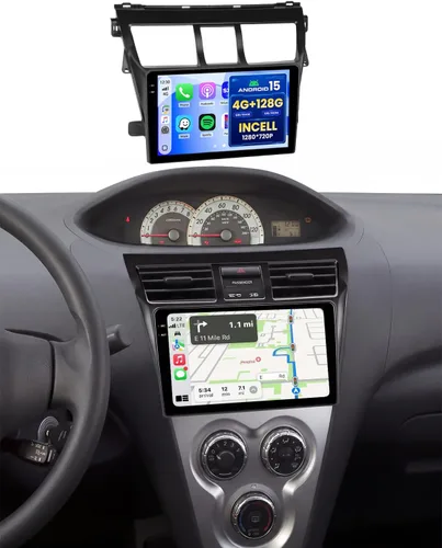 Vista 9 de [2G+64G] Radio de coche para Toyota Yaris Vios 2007-2012 Carplay 2+64G