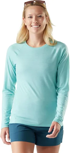 Vista 7 de SmartWool Camiseta clásica de capa base merino para mujer para todas las estaciones Negro