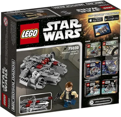 Vista 3 de Star Wars Microfighters Series 1 MILENNIUM Falcon de LEGO (75030) (descontinuado por el fabricante)