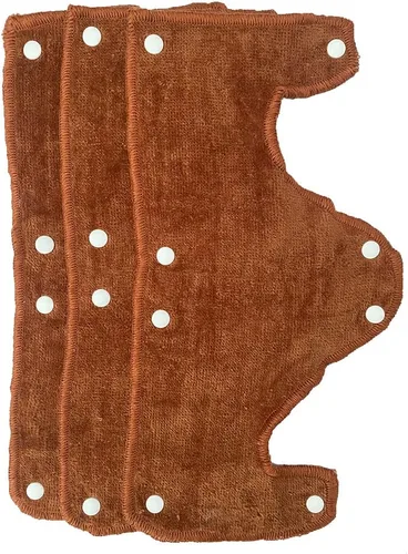 Vista 9 de Hard Hat Big Sweatband Reusable Washable Velvet Terry Cotton Hard Hat Liner snap on
