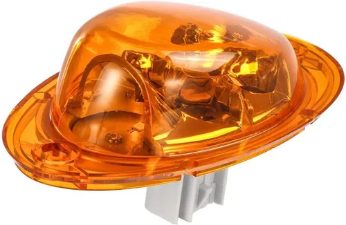 Vista 6 de Partsam Para Freightliner Cascadia - Luces LED de señal de giro LED ámbar 5-2835-SMD, reemplazo sellado para Freightliner LED lateral de cabina