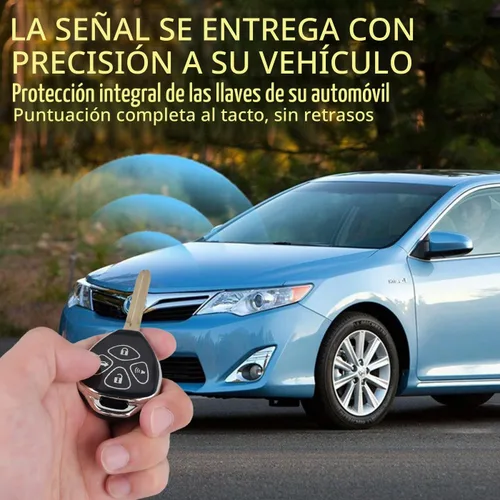Vista 4 de WJS Funda para Llavero, Protector de Cáscara de Llave de Coche Compatible con Toyota Avalon Camry Corolla Venza Scion Pontiac 2006-2014 (Negro)