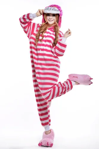 Vista 5 de Halloween Onesies Cat Adult Unisex Cosplay Animal Pajamas Costumes Xmas