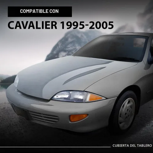 Vista 2 de GRAND ORANGE Bisel moldeado de TPE para tablero de instrumentos, compatible con Chevy Cavalier 1995-2005, cubierta de tablero, beige