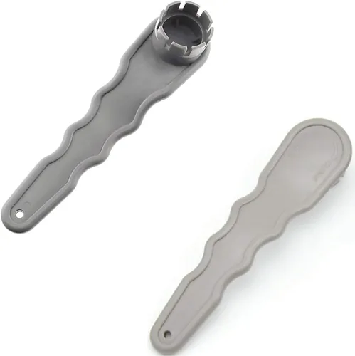 Vista 4 de Llave de válvula de entrada de barco, llave de aire inflable para kayak de barco, herramienta de llave de válvula de inflado de goma de 8 dientes