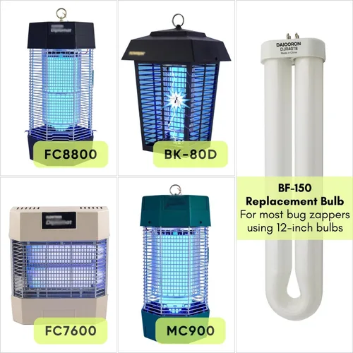 Vista 4 de Bombilla de repuesto BF-150 Bug Zapper 40W para Flowtron Stinger 12" FUL40T8/BL