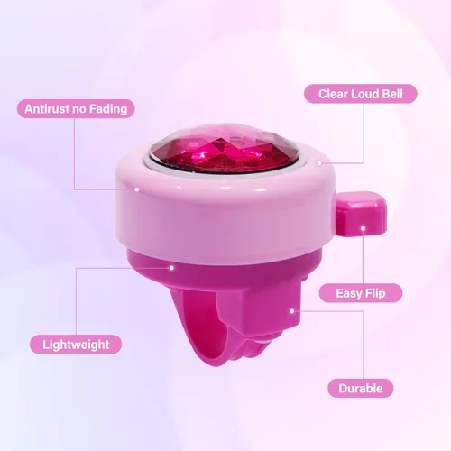 Vista 6 de CHILDHOOD Kids Bike Horn Children Bicycle Bell for Girls or Boys
