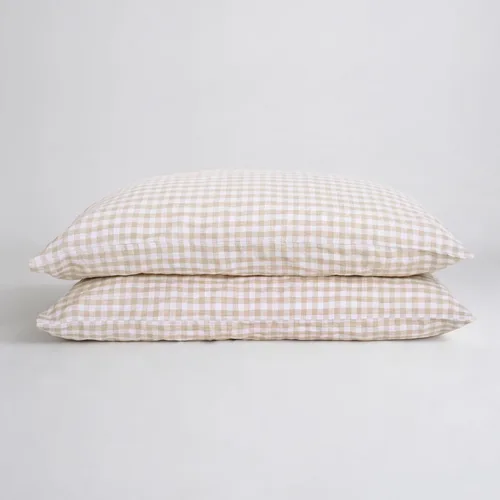Vista 29 de Linen World - Juego de 2 fundas de almohada de lino francés, fundas de almohada que absorben la humedad lavadas a la piedra
