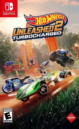 Vista 2 de Hot Wheels 10-Pack (Styles May Vary) + Hot Wheels Unleashed 2 Turbocharged - Nintendo Switch