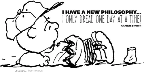 Vista 3 de CafePress Charlie Brown Philosophy Mug - Taza de café de cerámica de 11 oz (11.0 fl oz)
