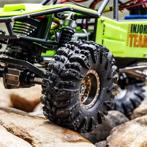 Vista 6 de INJORA Neumáticos 1.0 - Neumáticos S5 Swamp Claw para Terreno de Lodo para TRX4M AX24 Axial SCX24 FCX24 Auto RC Crawler 1/18 1/24, 64 * 24mm, T1019