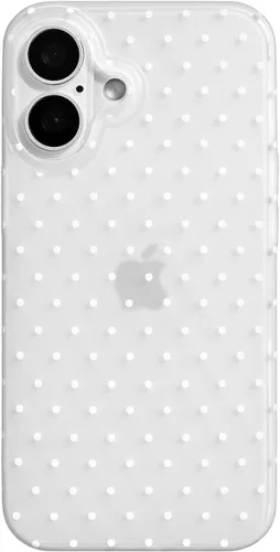 Vista 49 de inewateri Funda compatible con iPhone 11 con bonito diseño estético de lunares a la moda, fundas simples para TPU suave, funda de protección Negro