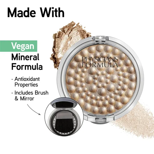 Vista 3 de Polvo Physicians Formula Mineral Glow Pearls Powder Palette, 28 oz., Beige perlado