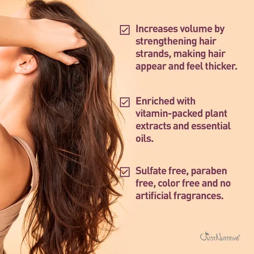 Vista 2 de Grow New Hair Shampoo Crecimiento saludable del cabello Champú natural Para hombres y mujeres Cuidado del cabello Crecimiento del cabello
