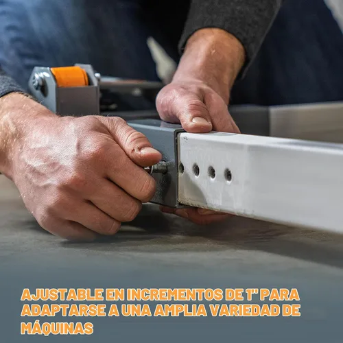 Vista 4 de Portamate PM-3500 base universal con ruedas de resistencia industrial para facilitar el transporte de herramientas eléctricas pesadas