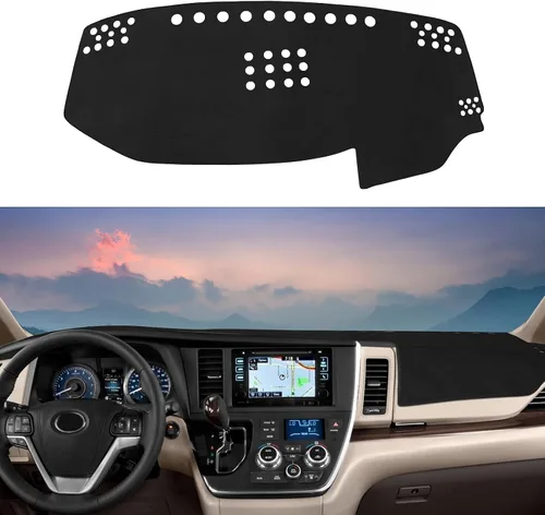 Vista 59 de Tapete de cubierta de salpicadero personalizado para Mazda3 Hatchback, Sedan 2019-2024 2025 2026 (sin HUD), protector antideslizante