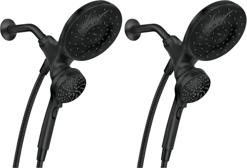 Vista 11 de Moen Engage Chrome Magnetix 2 en 1 Combo de ducha de lluvia con rociador de ducha de mano desmontable, con sistema de acoplamiento magnético, 26009