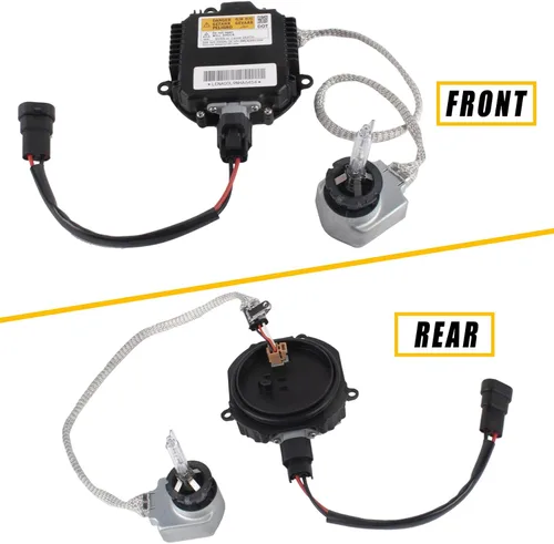 Vista 5 de Boine Faro delantero de balasto HID de xenón con módulo de ensamblaje de bombilla D2S 28474-89904t compatible con Infiniti Nissan Altima 350z 370z