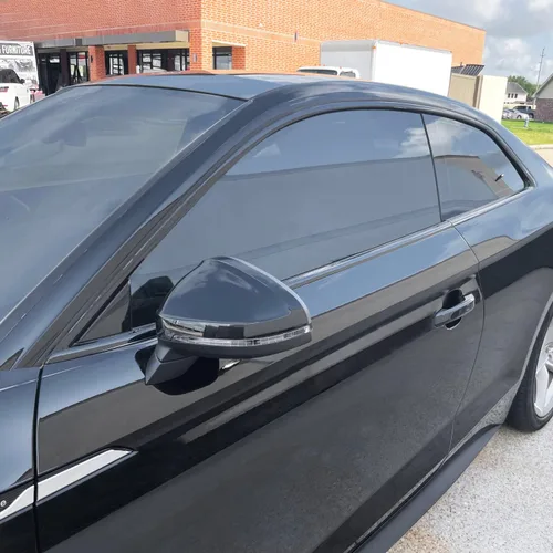 Vista 4 de SlickMod Revestimiento de vinilo opaco cromado para Audi A5 / S5 Coupé 2018-2023 (negro brillante)
